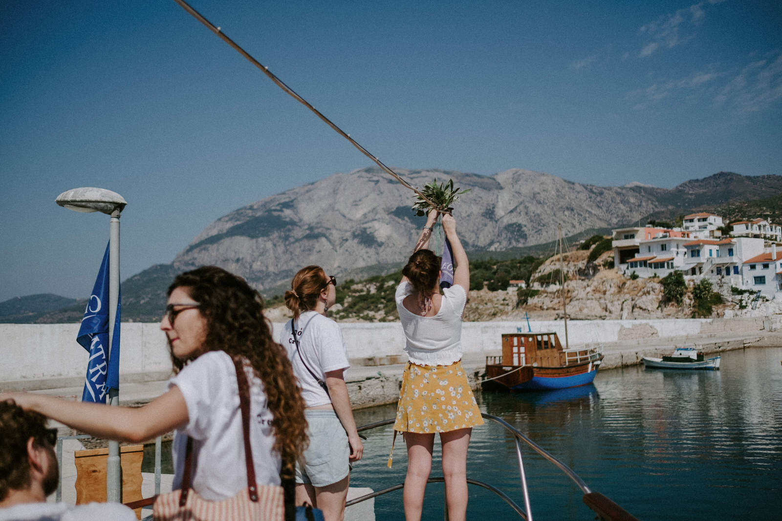 Greek Island Wedding Boat trip day 0005