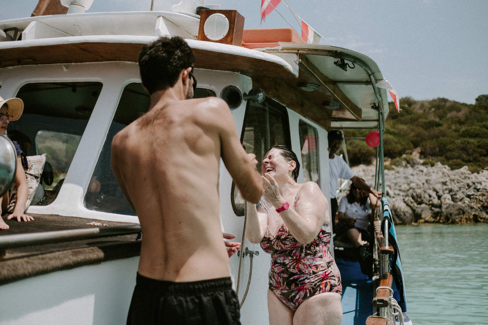 Greek Island Wedding Boat trip day 0015