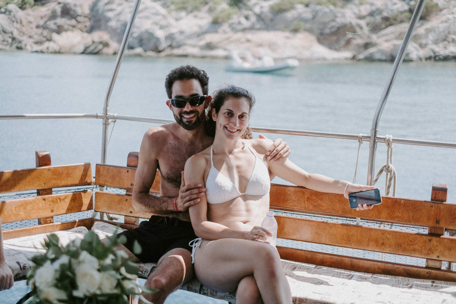 Greek Island Wedding Boat trip day 0026